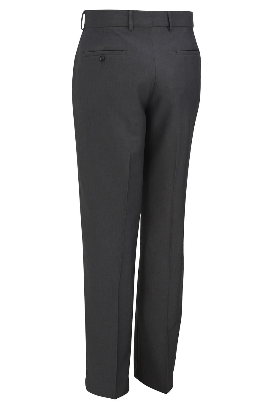 2525 Edwards MENS SYNERGY WASHABLE TRADITIONAL FIT FLAT FRONT PANT - Back Image