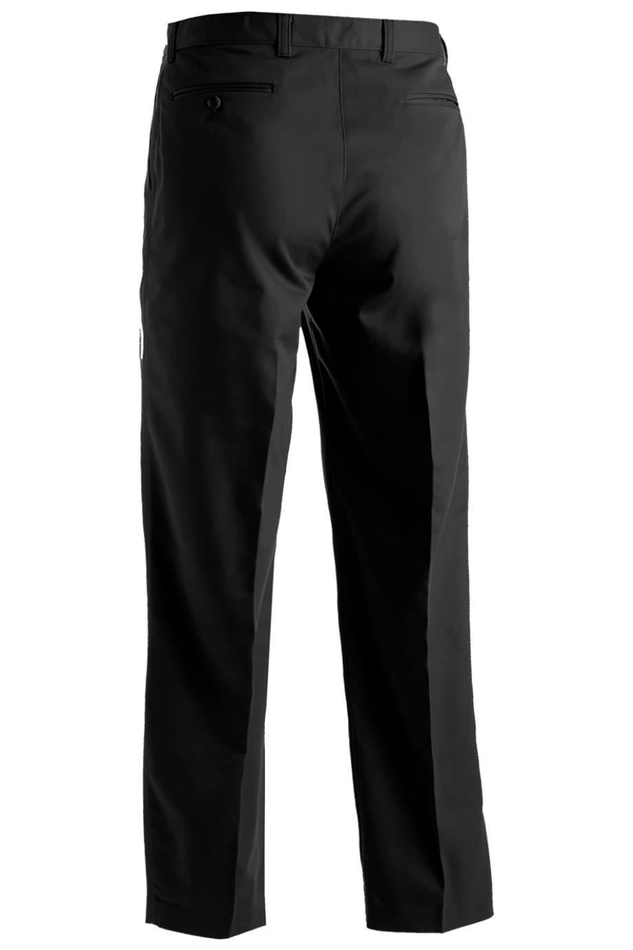 2534 Edwards MENS MICROFIBER FLAT FRONT PANT - Back Image