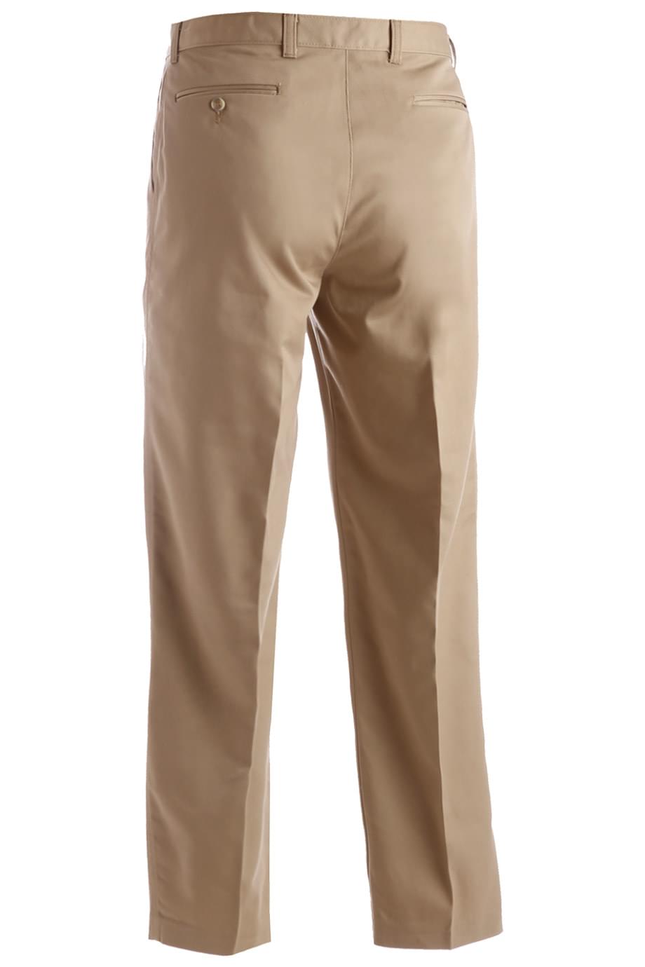 2534 Edwards MENS MICROFIBER FLAT FRONT PANT - Back Image