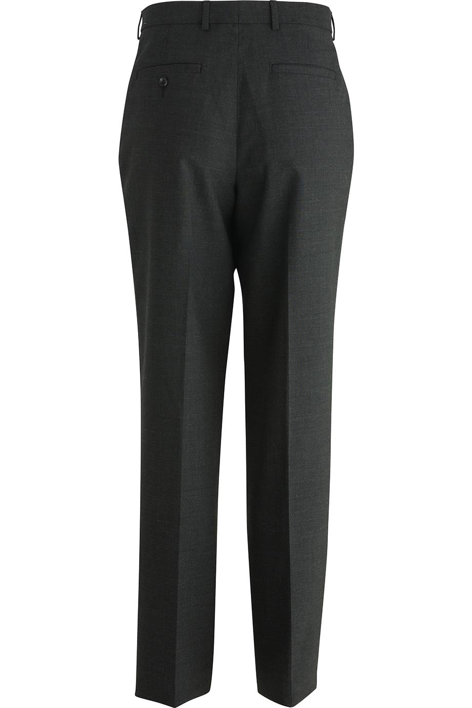 2631 Edwards Mens Easy Fit Polywool Pleated Pant - Back Image