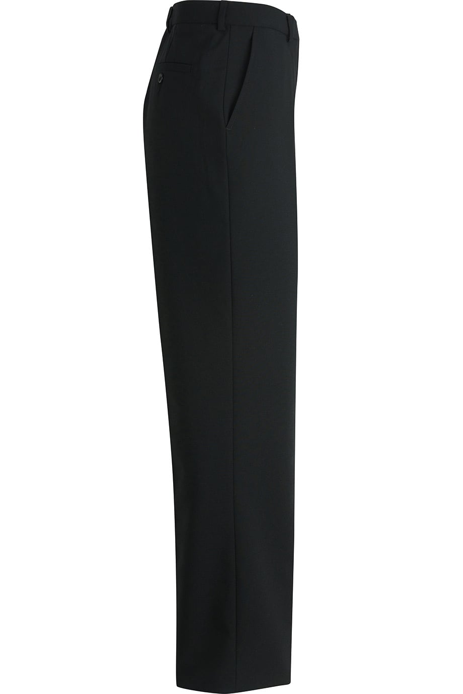 2631 Edwards Mens Easy Fit Polywool Pleated Pant - Siide Image