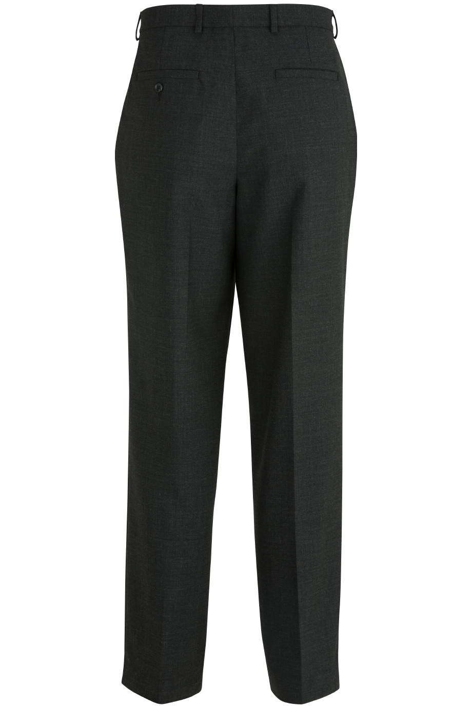 2633 Edwards MENS PLEATED FRONT POLY/WOOL PANT - Back Image