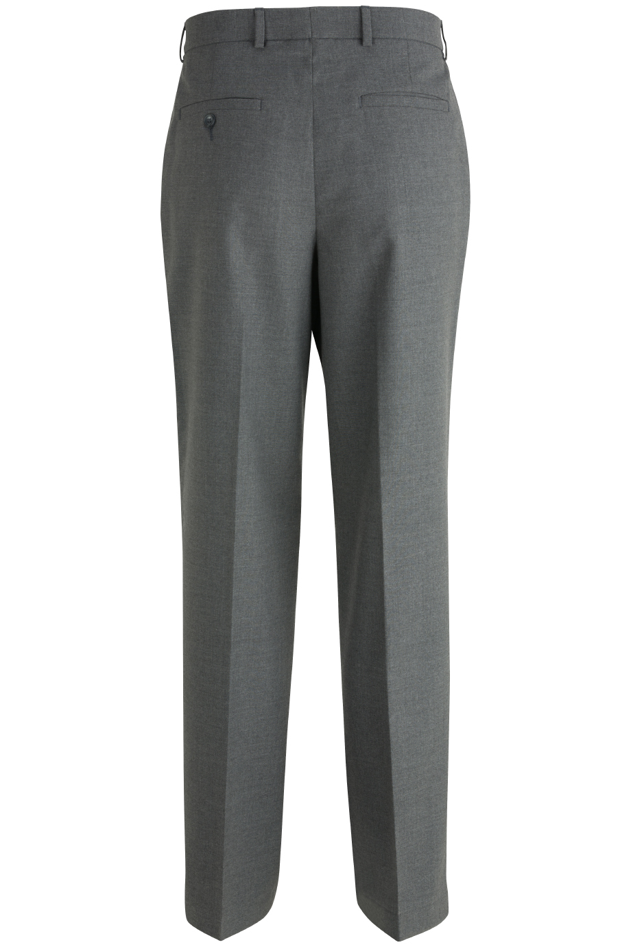 2640 Edwards MENS PLEATED FRONT POLY/WOOL PANT - Back Image