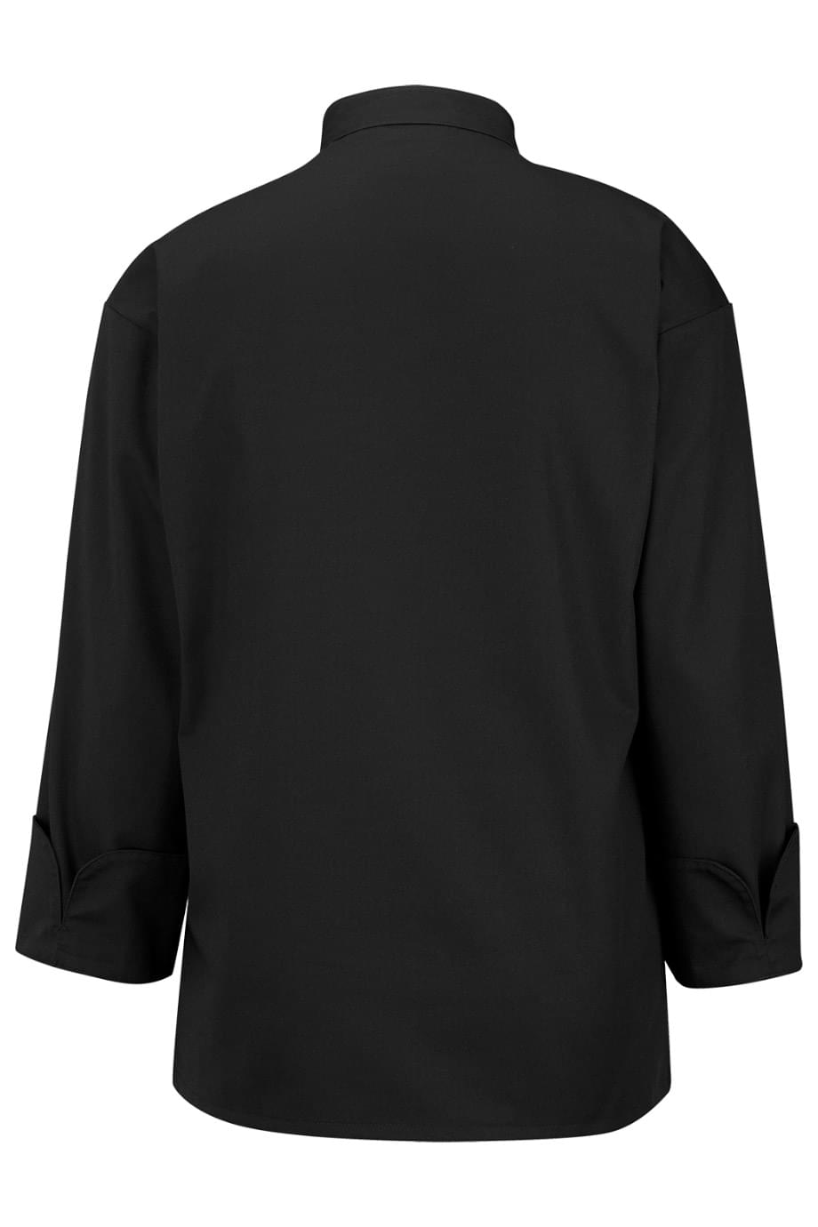 3301 Edwards 10 BUTTON LONG SLEEVE CHEF COAT - Back Image