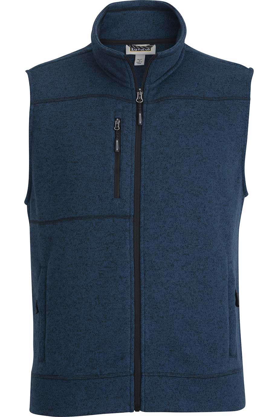 3463 Edwards MENS SWEATER KNIT FLEECE VEST