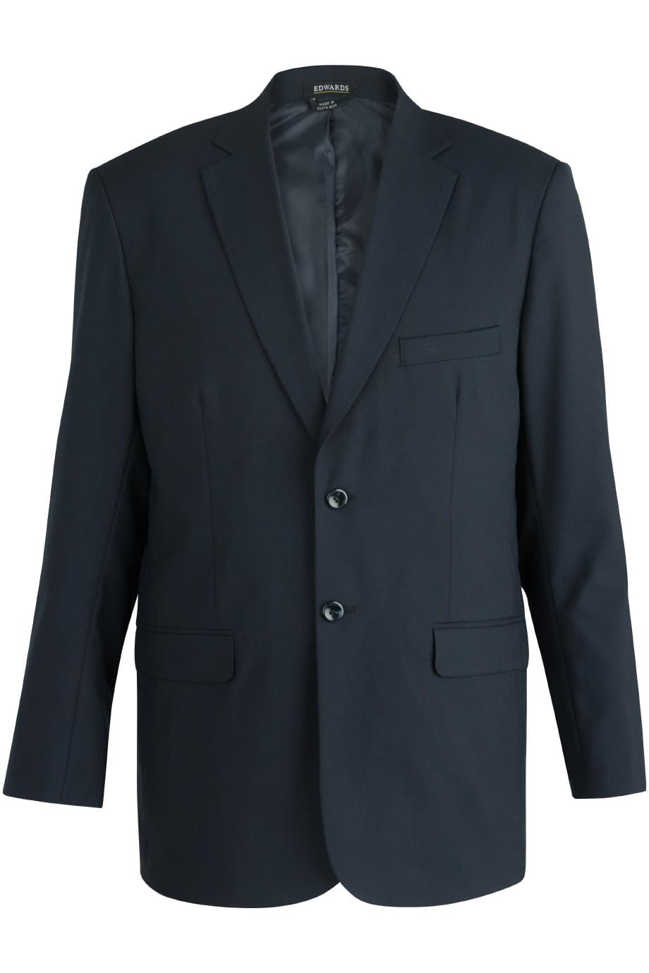 3633 Edwards MENS SINGLE BREASTED POLY/WOOL SUIT COAT
