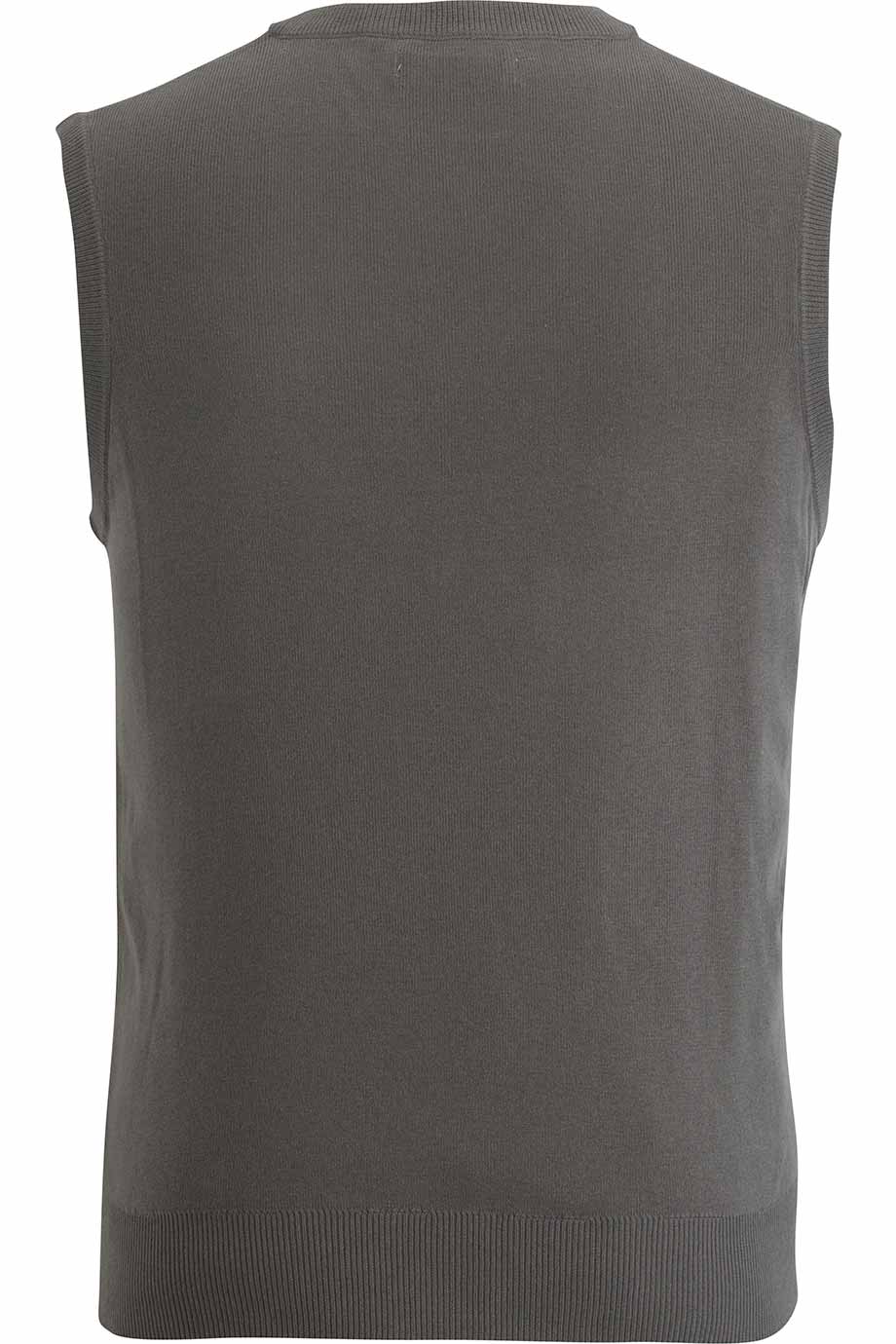 4065 Edwards V NECK VEST INTERLOCK ACRYLIC - Back Image