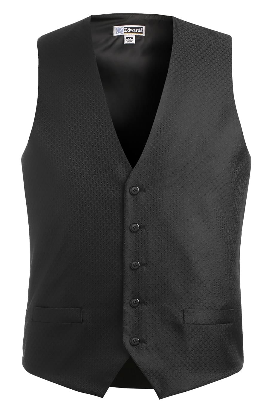 4390 Edwards MENS DIAMOND BROCADE VEST 4390 Edwards MENS DIAMOND BROCADE VEST