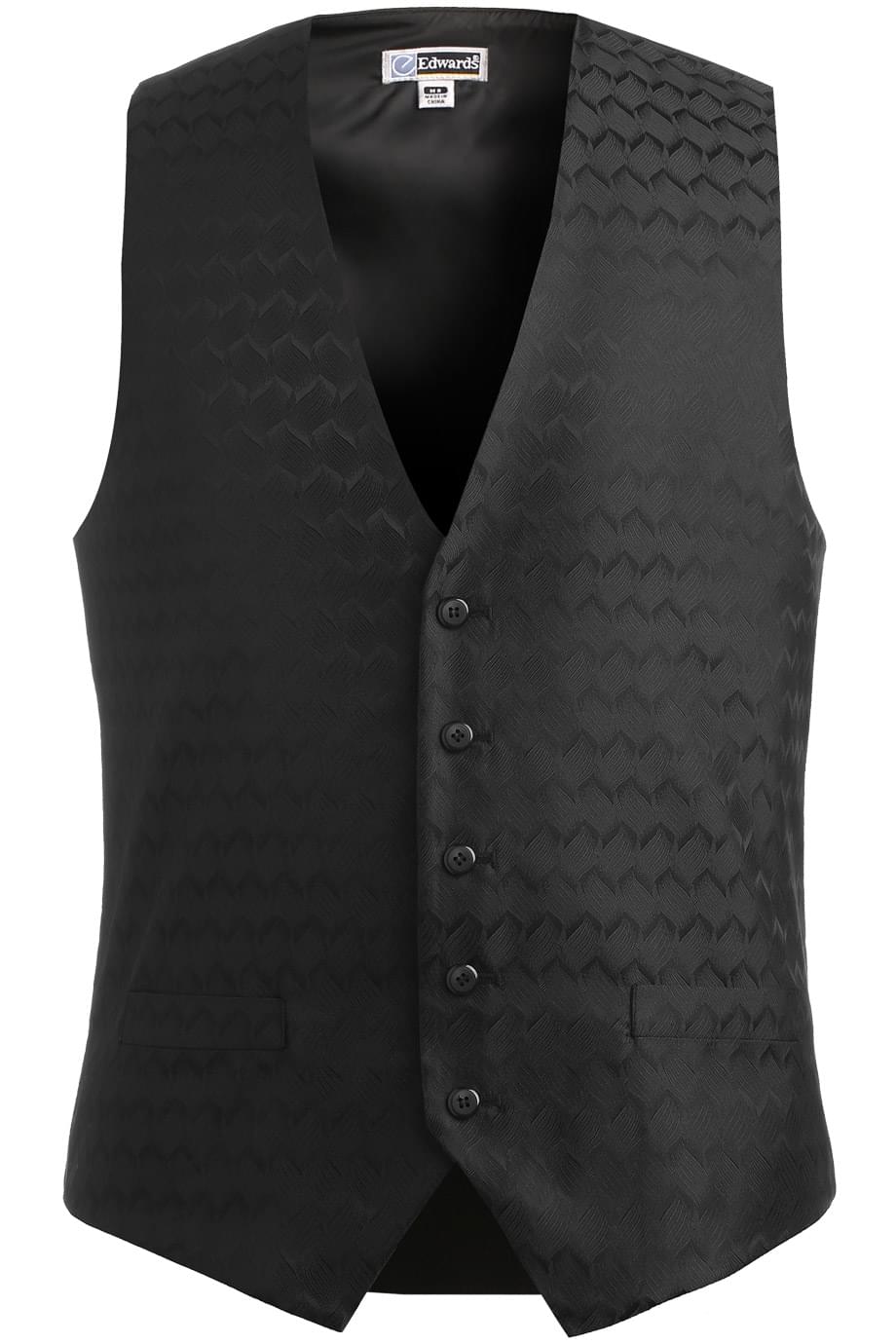 4391 Edwards MENS SWIRL BROCADE VEST 4391 Edwards MENS SWIRL BROCADE VEST
