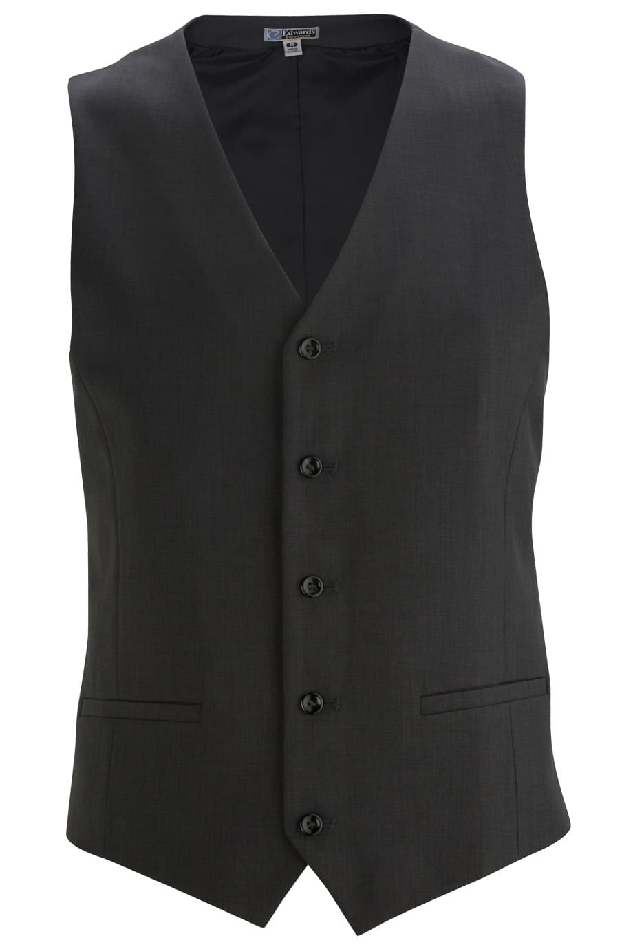 4525 Edwards MENS SYNERGY WASHABLE HIGH-BUTTON VEST