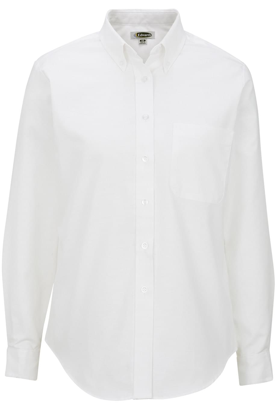 5077 Edwards LADIES LONG SLEEVE OXFORD SHIRT