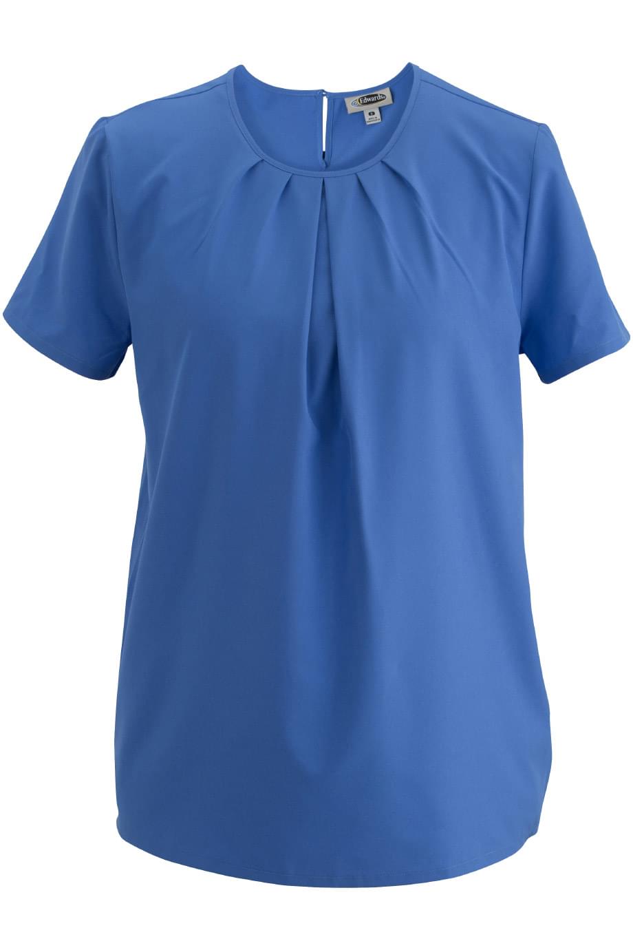 5224 Edwards LADIES JEWEL NECK SS BLOUSE 5224 Edwards LADIES JEWEL NECK SS BLOUSE