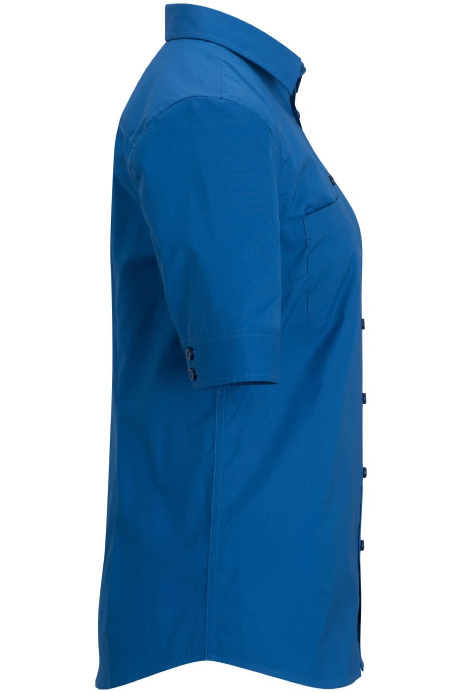 5231 Edwards LADIES S/S STRETCH POPLIN BLOUSE 5231 Edwards LADIES S/S STRETCH POPLIN BLOUSE - Siide Image