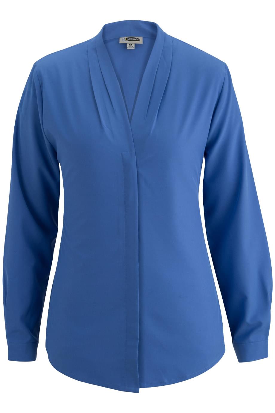 5274 Edwards LADIES V-NECK LS BLOUSE