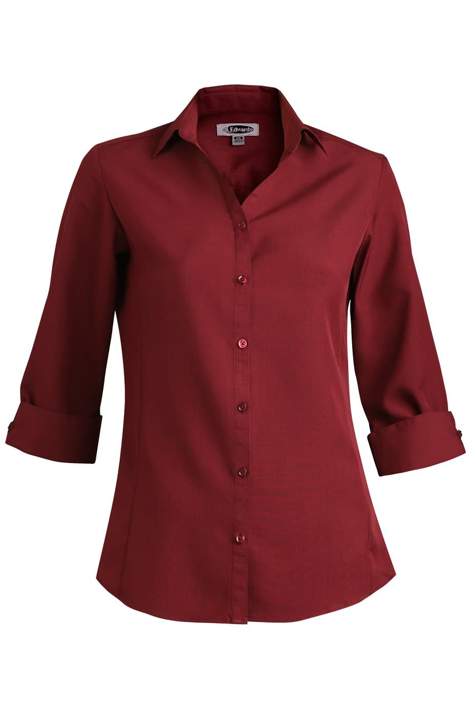 5292 Edwards Ladies Batiste 3/4 Sleeve Blouse