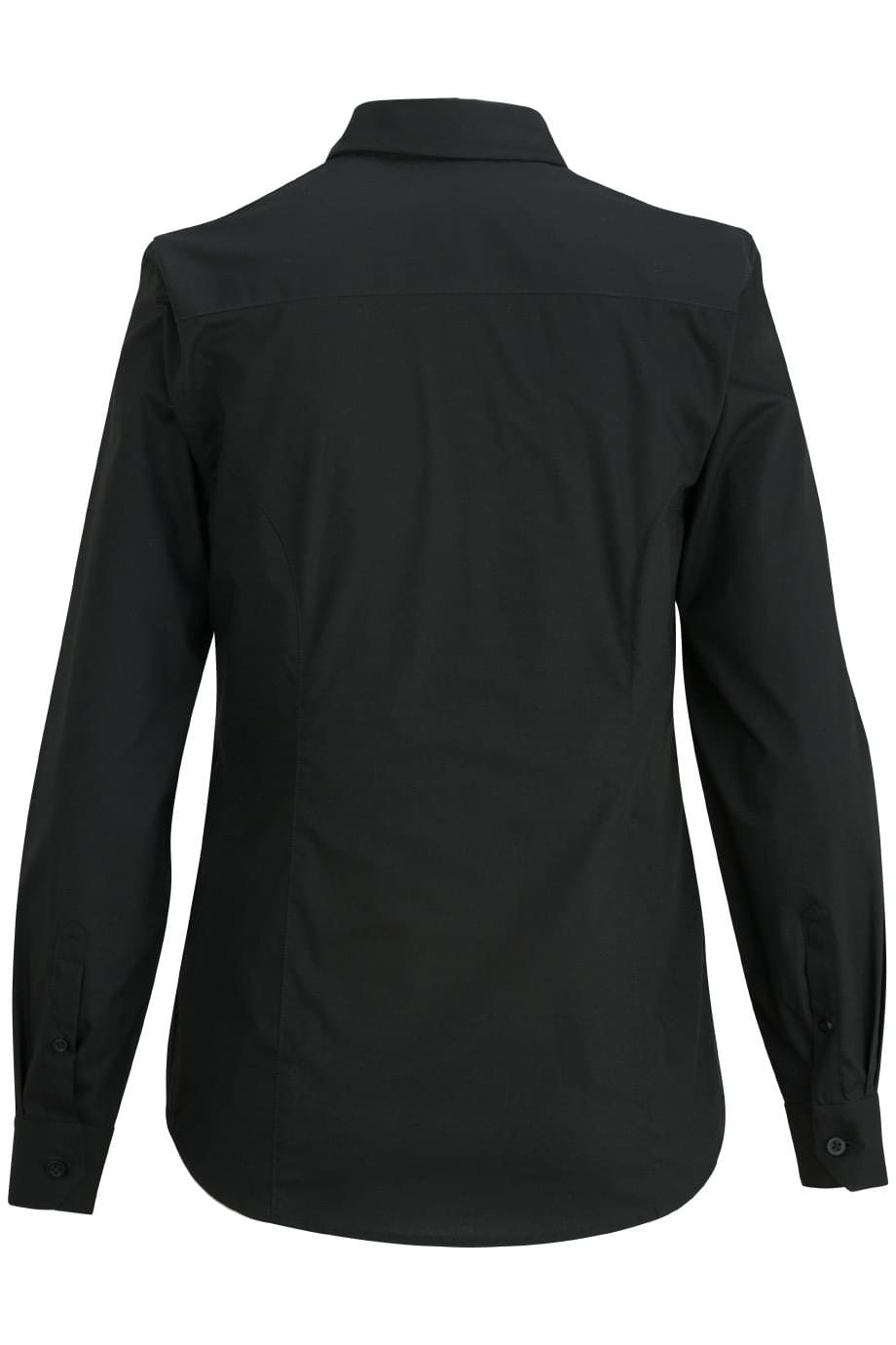 5316 Edwards LADIES LONG SLEEVE STRETCH BROADCLOTH BLOUSE - Back Image