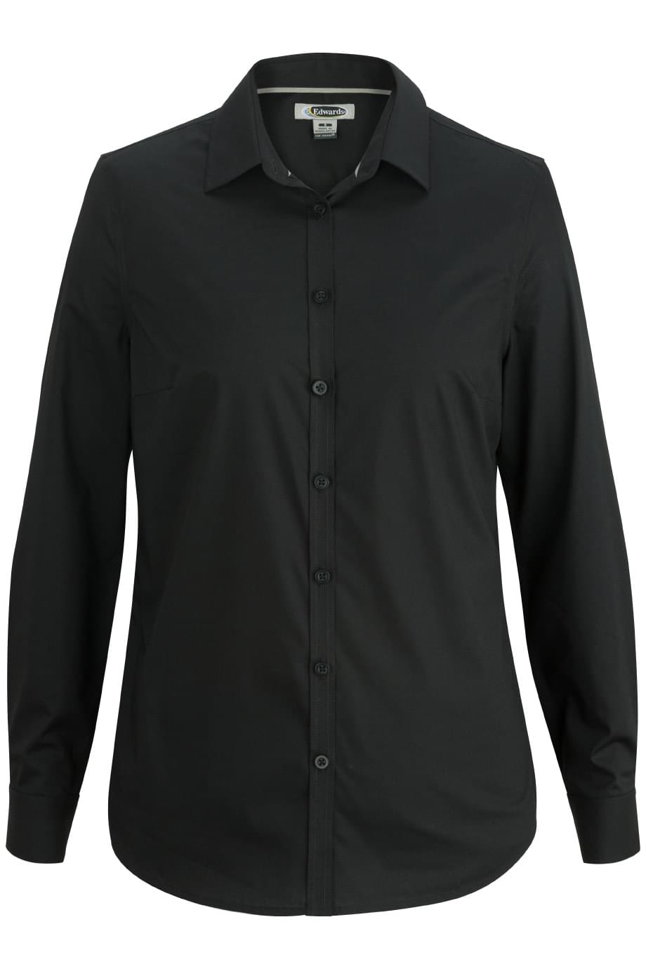5316 Edwards LADIES LONG SLEEVE STRETCH BROADCLOTH BLOUSE