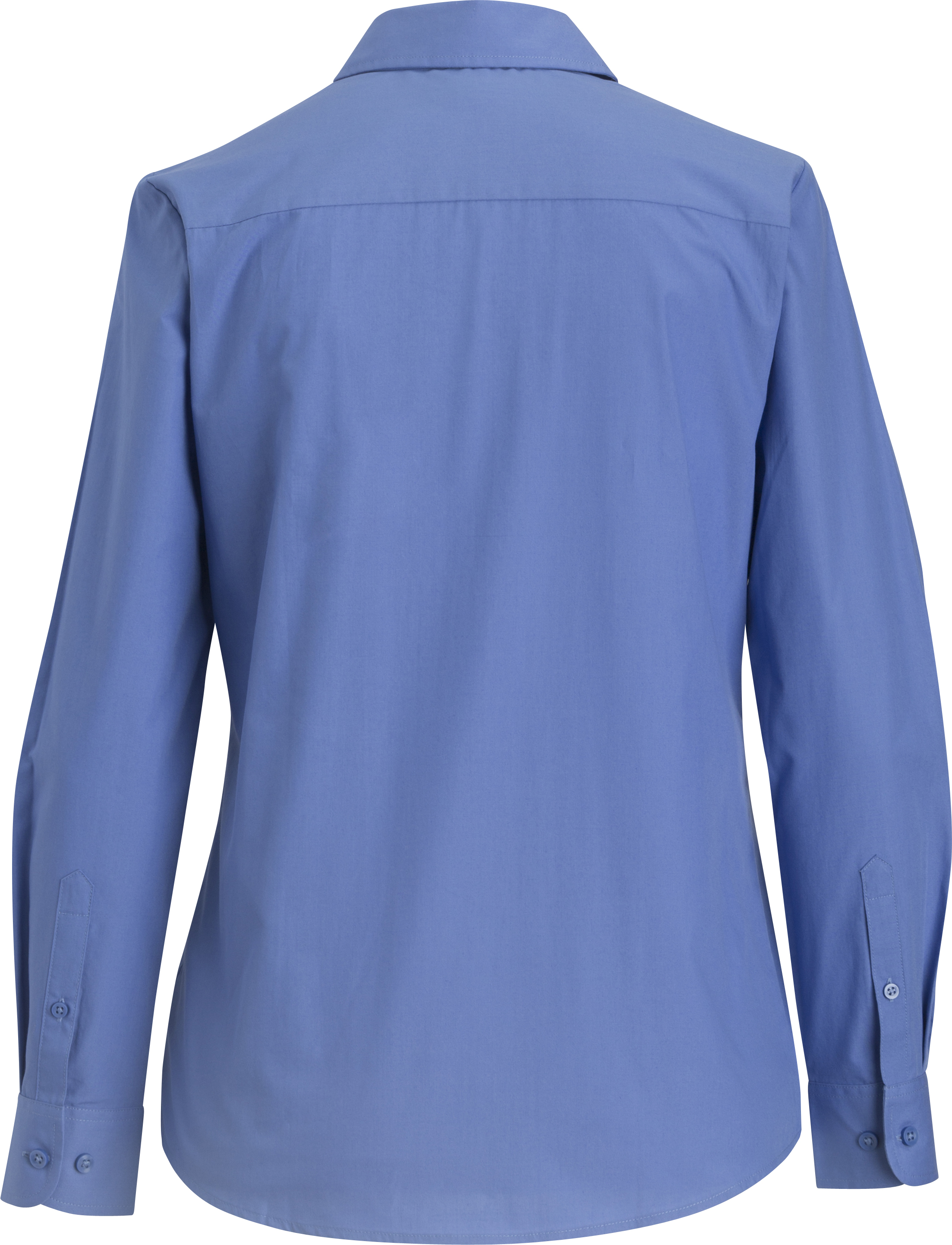 5354 Edwards LADIES ESSENTIAL BROADCLOTH SHIRT LONG SLEEVE - Back Image