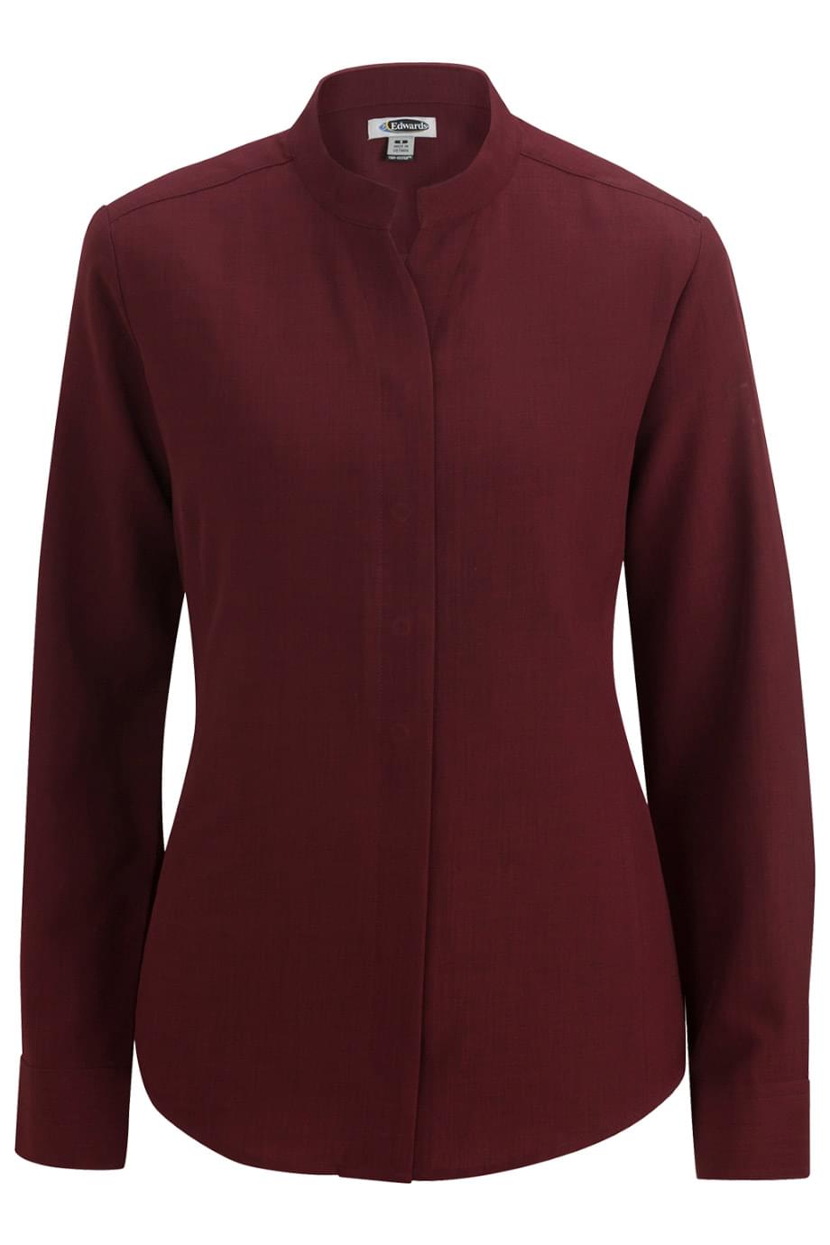 5398 Edwards Ladies Stand-up Collar Shirt 5398 Edwards Ladies Stand-up Collar Shirt