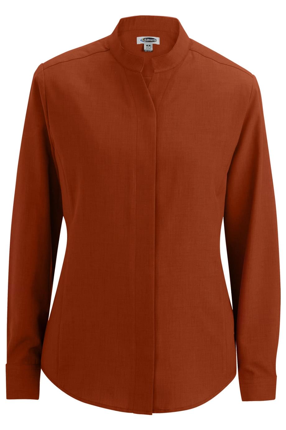 5398 Edwards LADIES STAND-UP COLLAR SHIRT