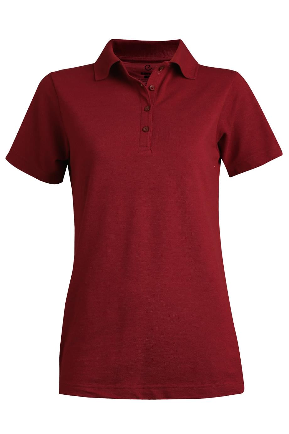 5500 Edwards LADIES BLENDED PIQUE SHORT SLEEVE POLO