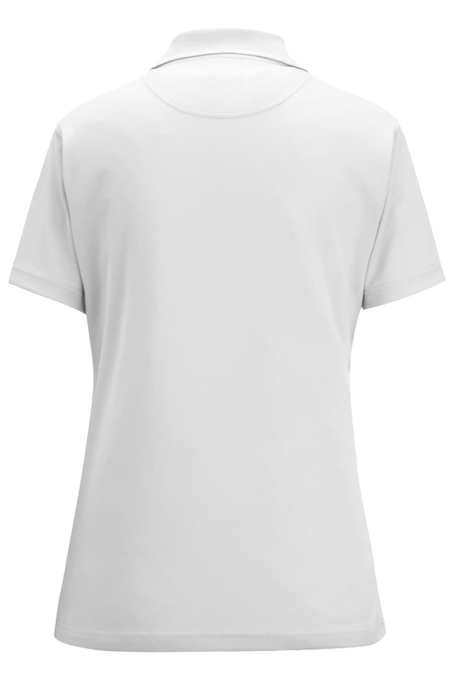 5576 Edwards LADIES HI-PERFORMANCE MESH SHORT SLEEVE POLO - Back Image