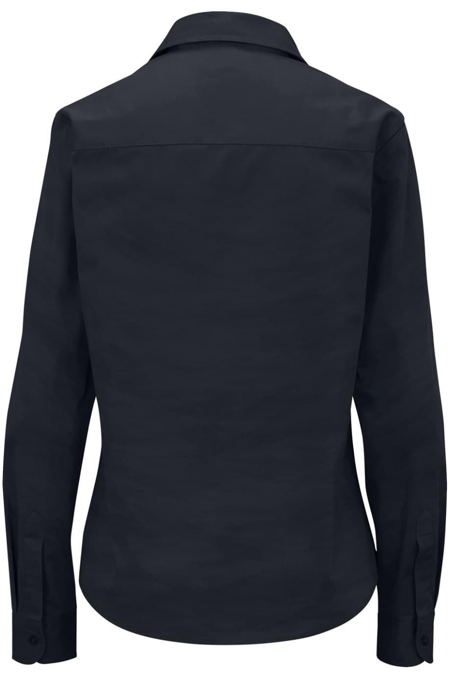 5750 Edwards LADIES COTTONPLUS LONG SLEEVE TWILL SHIRT - Back Image