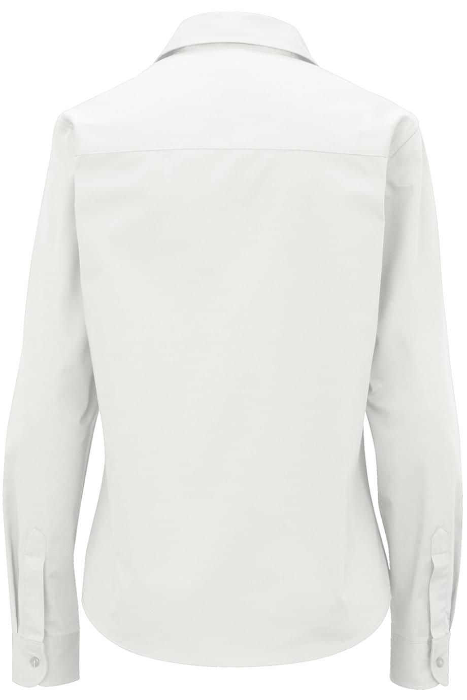 5750 Edwards LADIES COTTONPLUS LONG SLEEVE TWILL SHIRT - Back Image