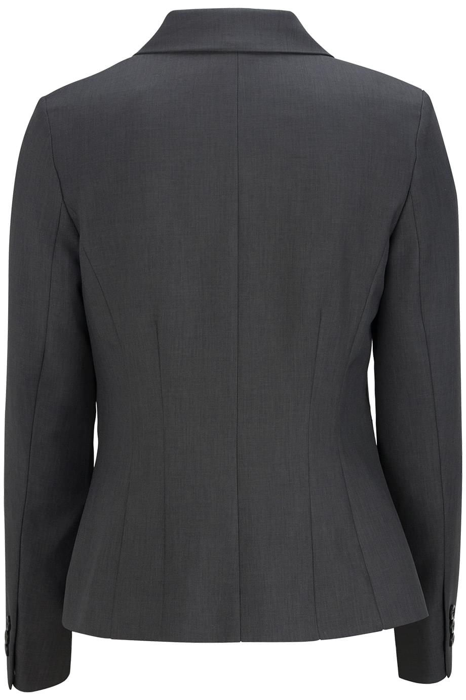 6525 Edwards LADIES SYNERGY WASHABLE SUIT COAT - SHORTER LENGTH - Back Image