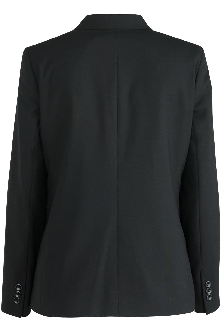 6633 Edwards LADIES SINGLE BREASTED POLY/WOOL SUIT COAT - Back Image