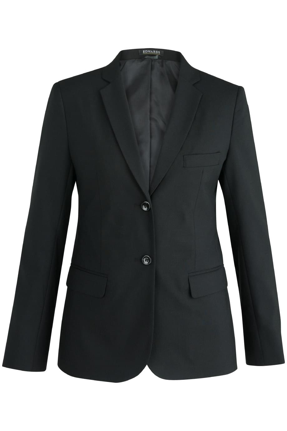 6633 Edwards LADIES SINGLE BREASTED POLY/WOOL SUIT COAT