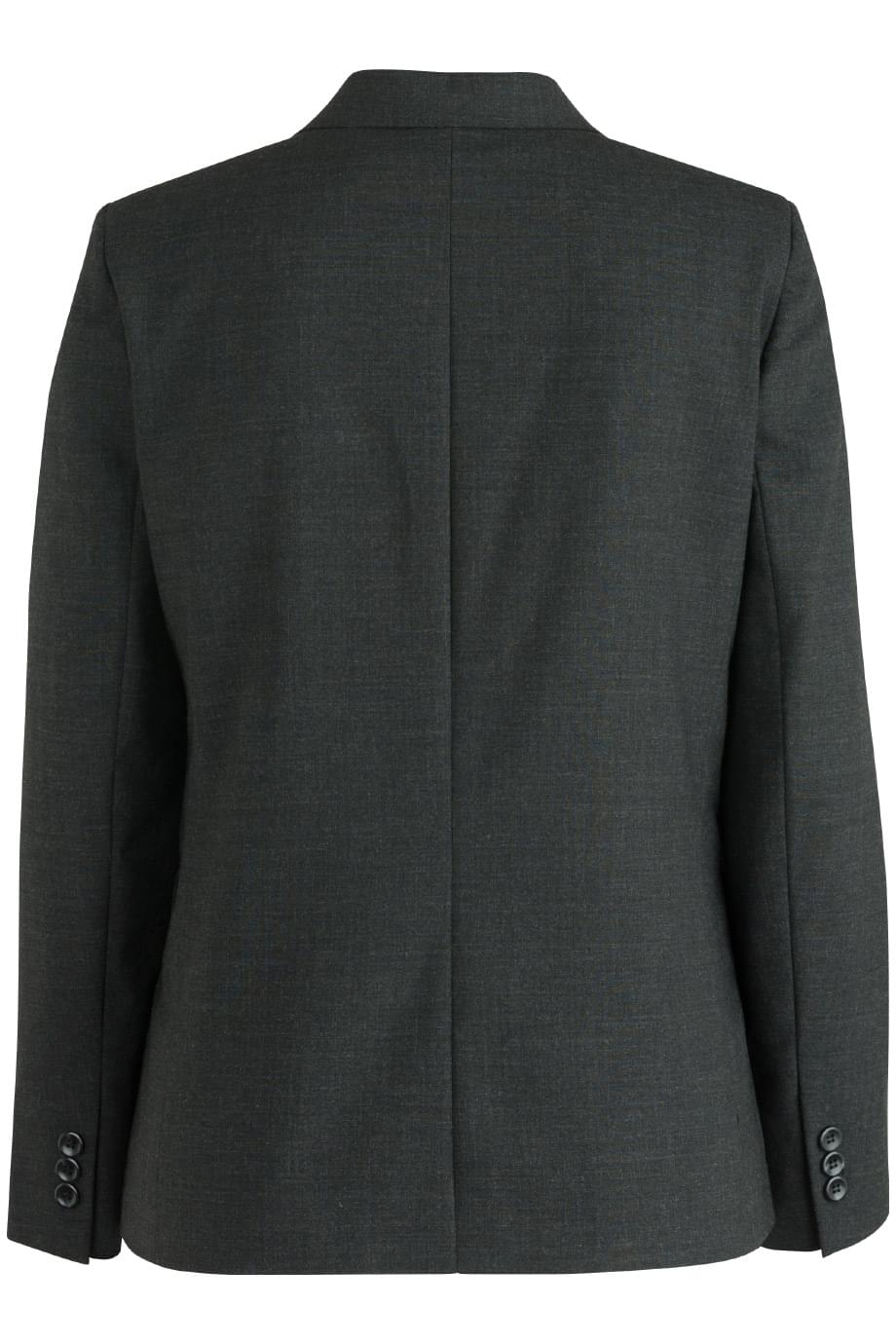 6633 Edwards LADIES SINGLE BREASTED POLY/WOOL SUIT COAT - Back Image