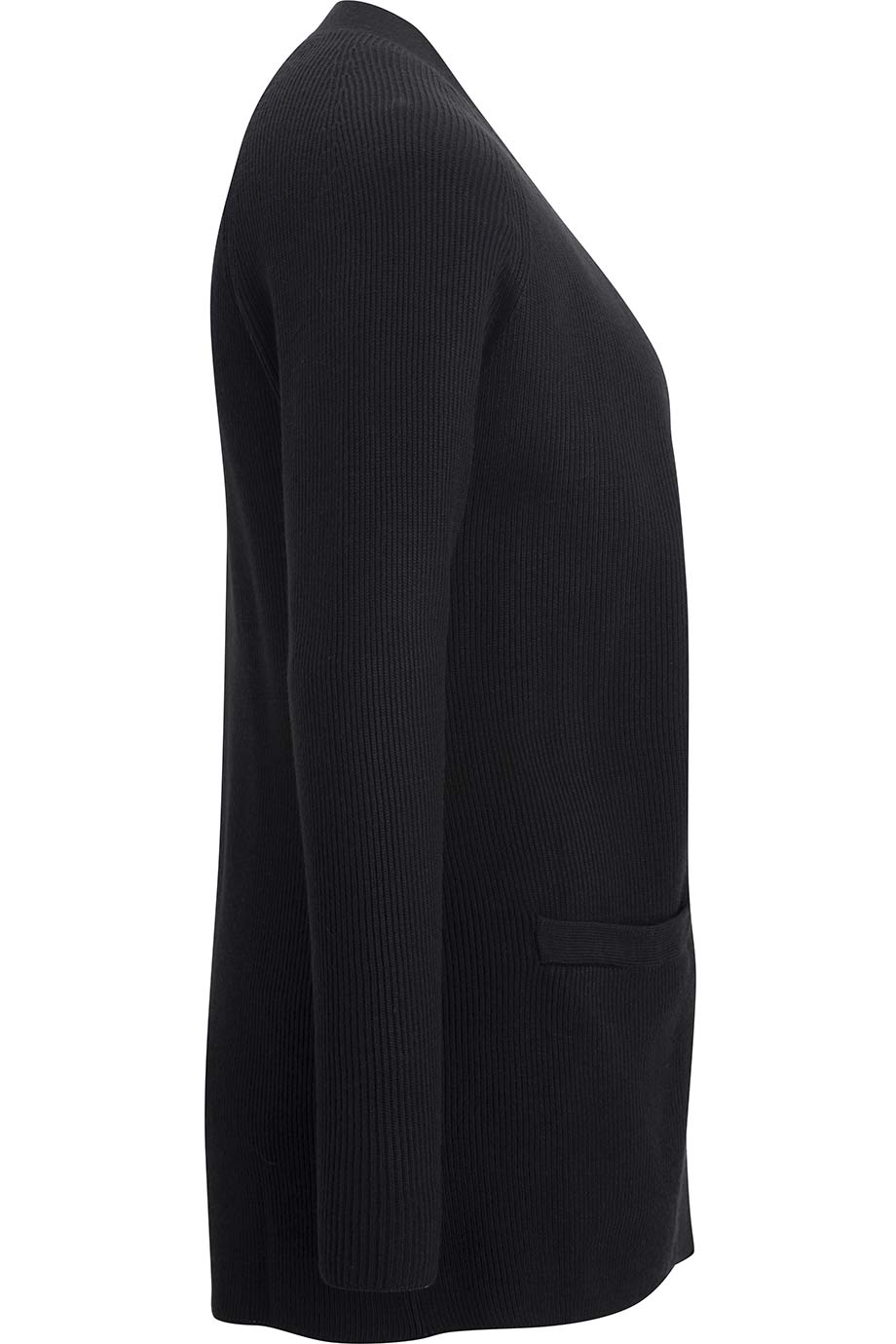 7053 Edwards LADIES OPEN FRONT TUNIC CARDIGAN - Siide Image