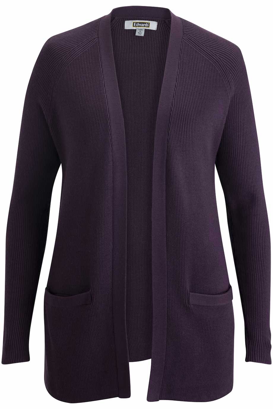 7053 Edwards LADIES OPEN FRONT TUNIC CARDIGAN Zoom Image