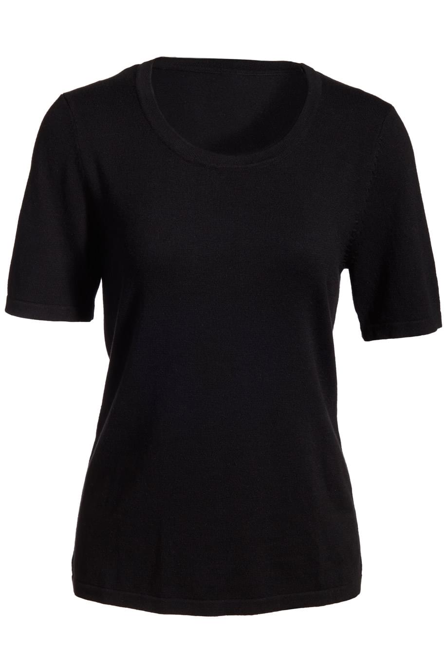 7055 Edwards LADIES SHORT SLEEVE SCOOP NECK SWEATER 7055 Edwards LADIES SHORT SLEEVE SCOOP NECK SWEATER