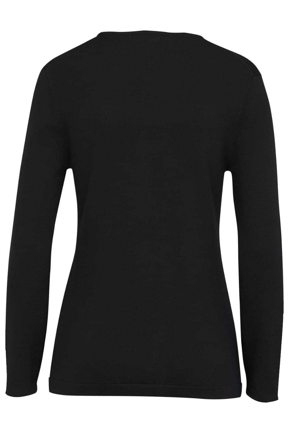 7062 Edwards LADIES FULL ZIP V-NECK CARDIGAN SWEATER 7062 Edwards LADIES FULL ZIP V-NECK CARDIGAN SWEATER - Back Image