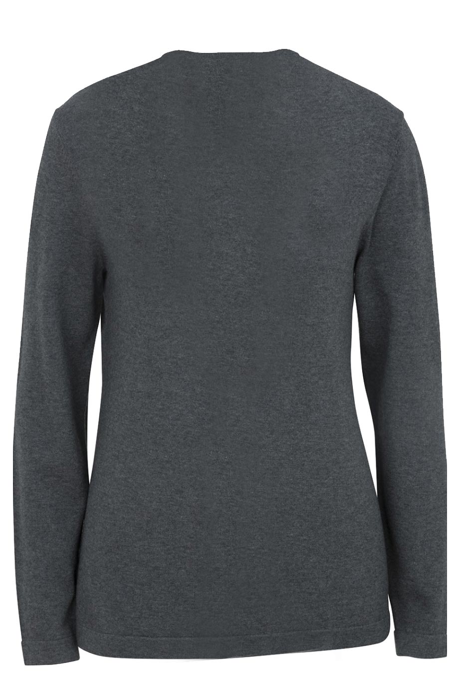 7062 Edwards LADIES FULL ZIP V-NECK CARDIGAN SWEATER - Back Image