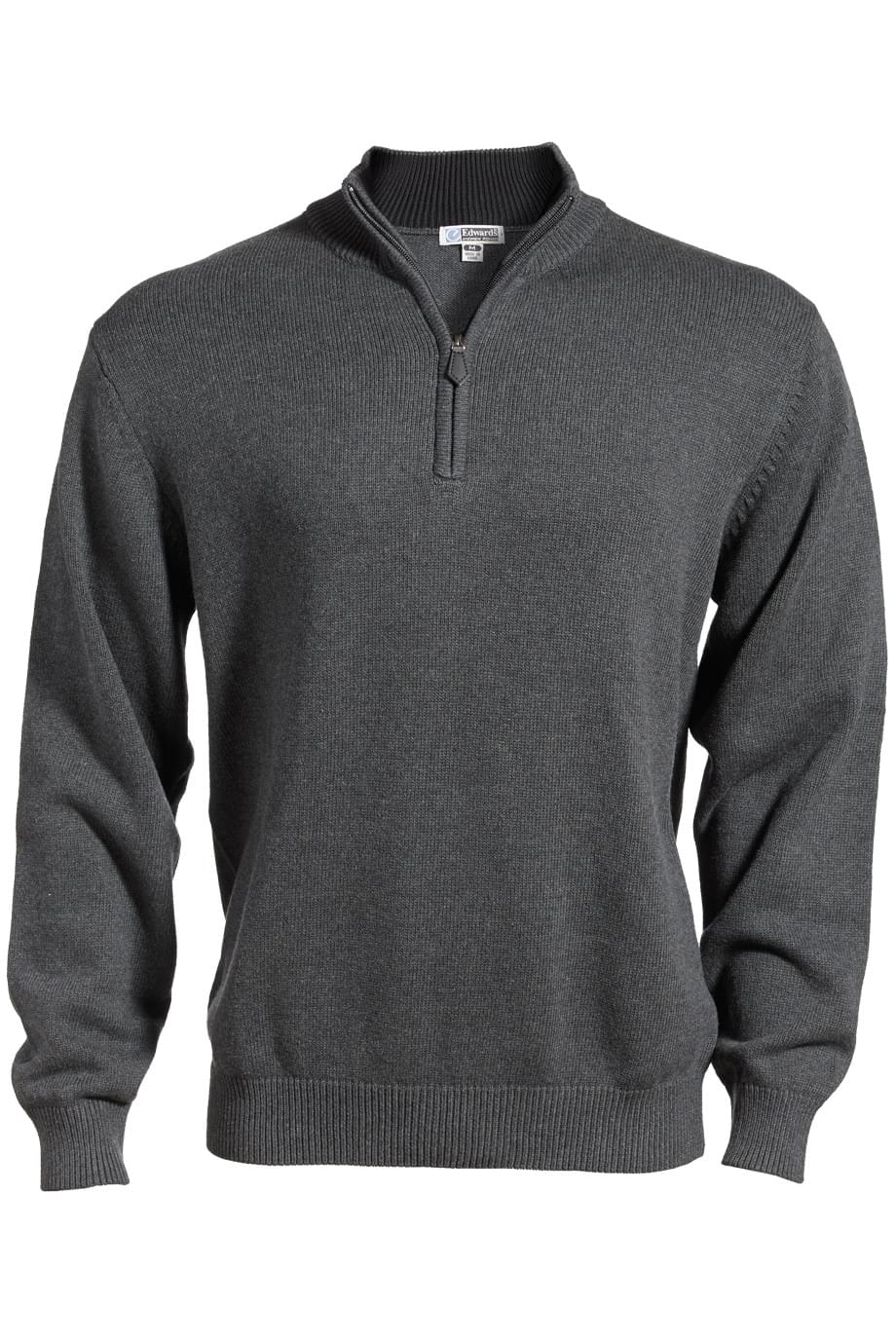 712 Edwards QUARTER ZIP COTTON BLEND SWEATER