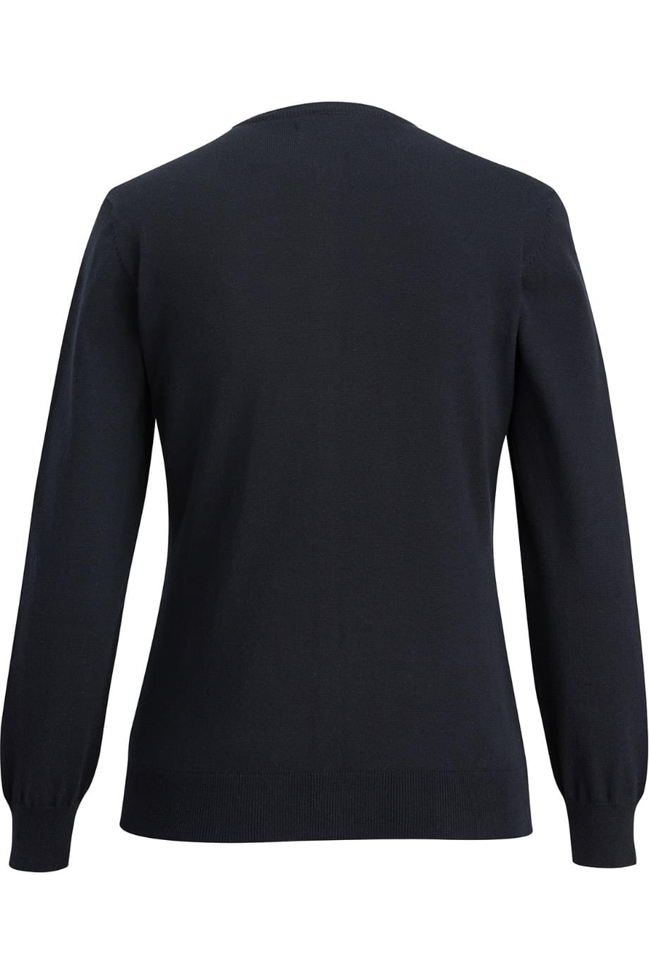 7140 Edwards LADIES JEWEL NECK CARDIGAN - Back Image