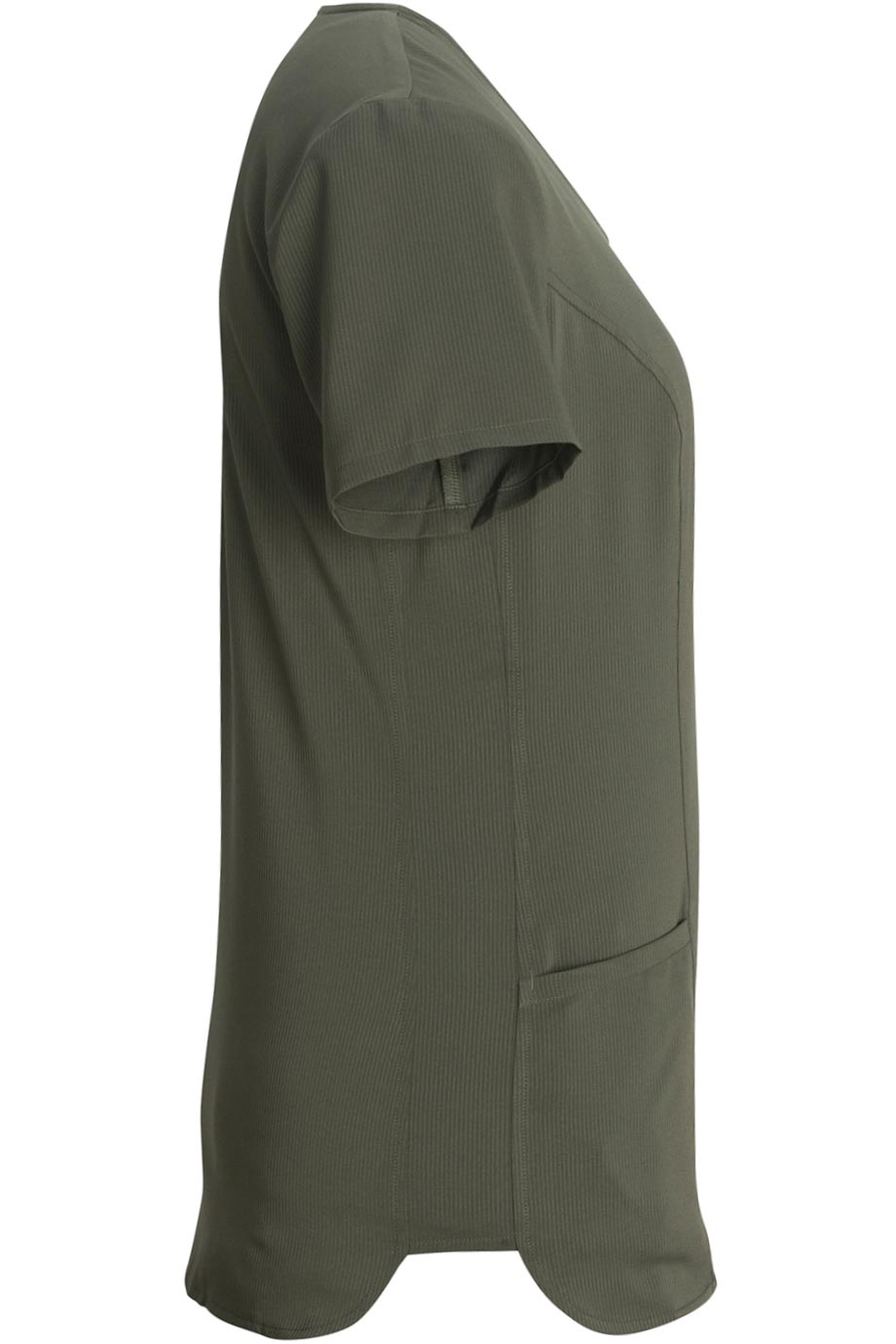 7240 Edwards Ladies ZIP Front Tunic - Siide Image