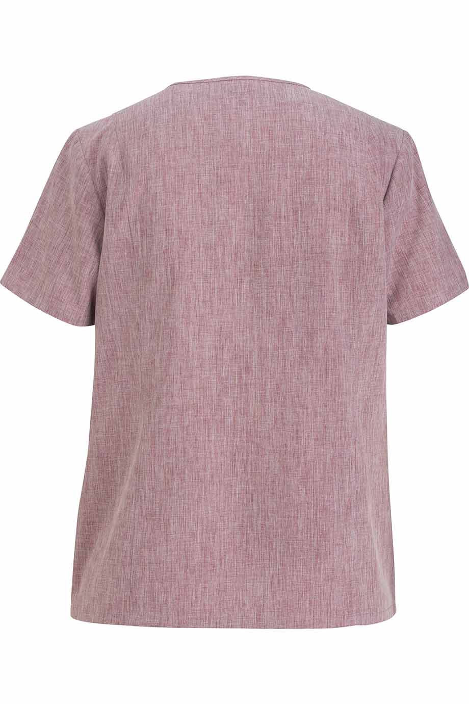 7279 Edwards LADIES SCOOP NECK ZIP FRONT TUNIC 7279 Edwards LADIES SCOOP NECK ZIP FRONT TUNIC - Back Image