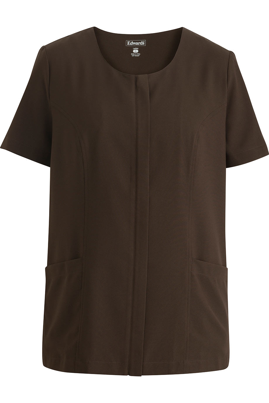 7284 Edwards LADIES SCOOP NECK SPUN POLY TUNIC