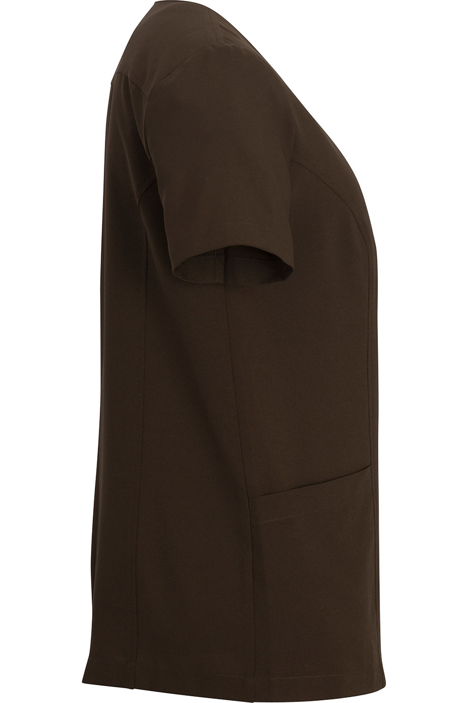 7284 Edwards LADIES SCOOP NECK SPUN POLY TUNIC - Siide Image