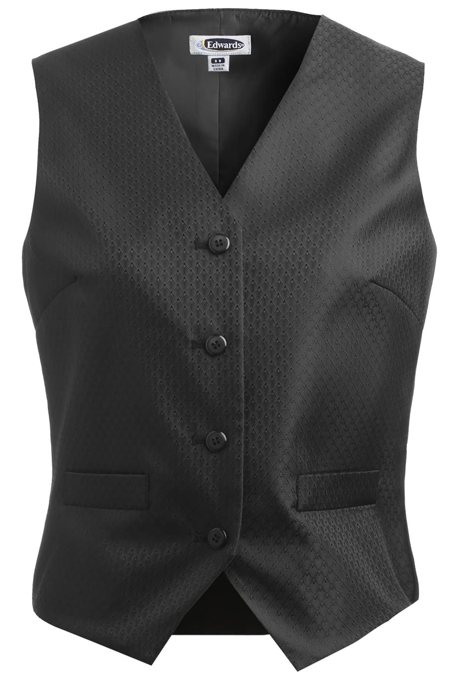 7390 Edwards LADIES DIAMOND BROCADE VEST