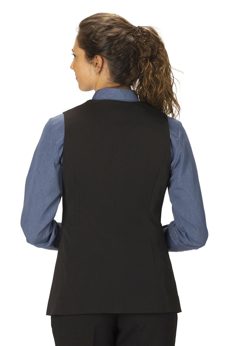 7551 Edwards LADIES SLEEVELESS TUNIC - Back Image