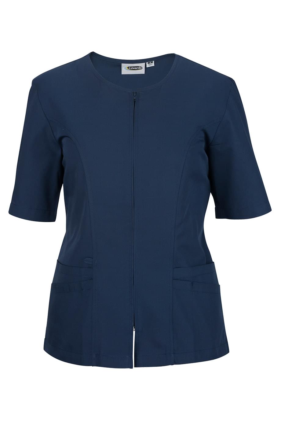7887 Edwards LADIES ZIP-FRONT SMOCK 7887 Edwards LADIES ZIP-FRONT SMOCK