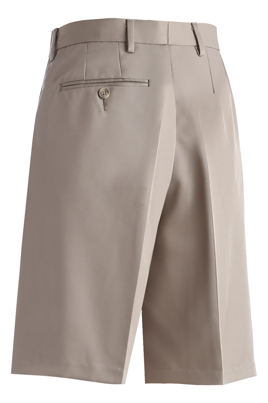 8432 Edwards LADIES MICROFIBER FLAT FRONT SHORTS - Back Image