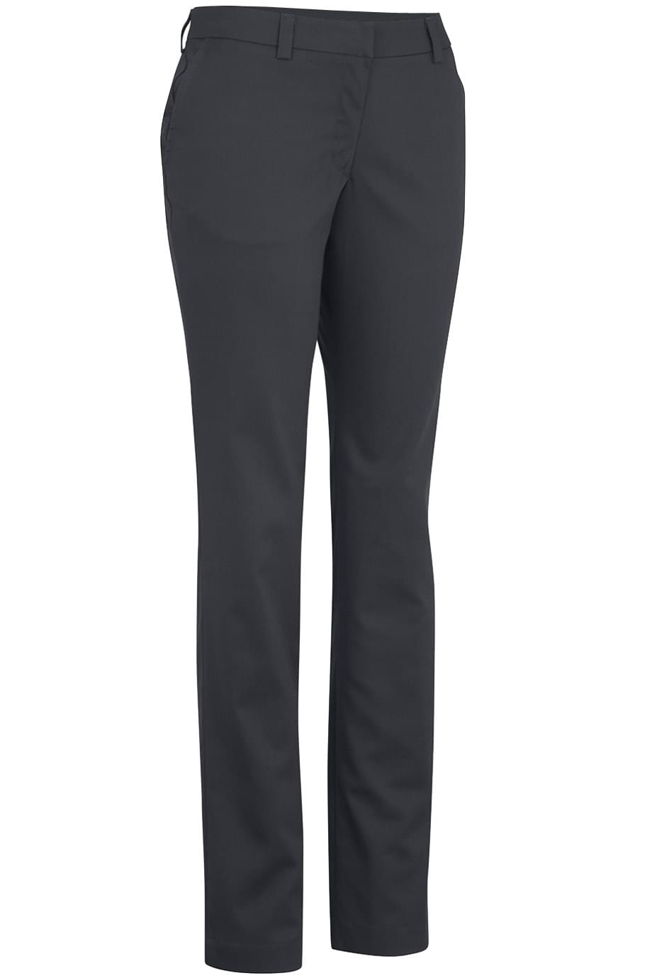 8555 Edwards LADIES SLIM CHINO FLAT FRONT PANT Zoom Image