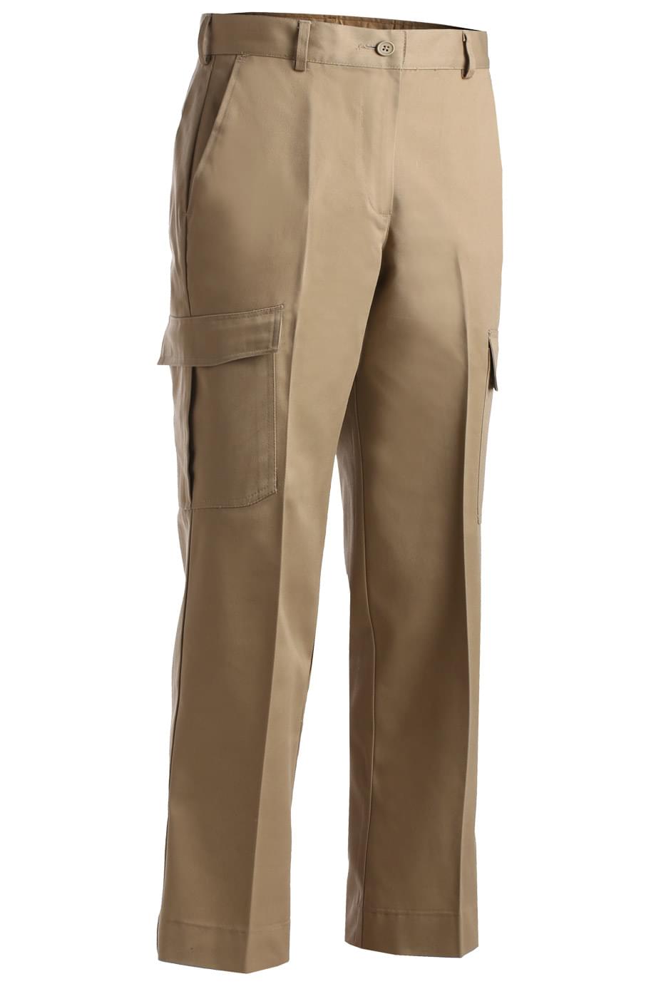 8573 Edwards LADIES BLENDED CHINO CARGO PANT