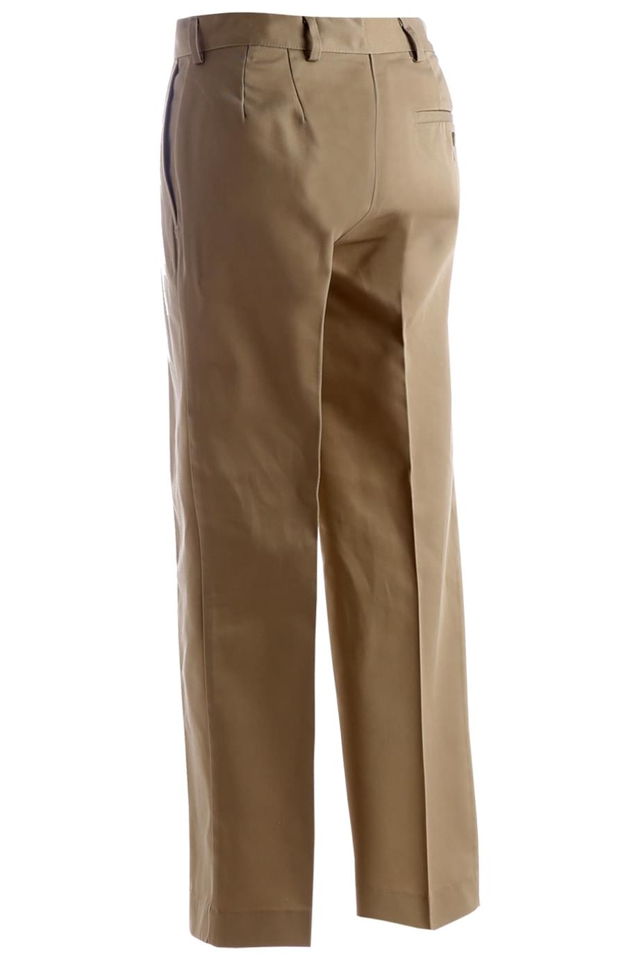 8576 Edwards Ladies Easy Fit Chino Flat Front Pant 8576 Edwards Ladies Easy Fit Chino Flat Front Pant - Back Image